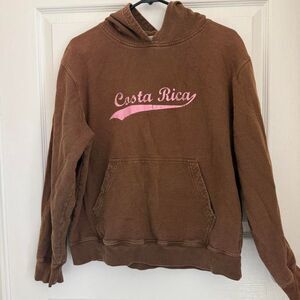 Costa Women's Brown Hoodie